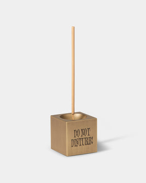 Do Not Disturb Incense Holder in Gold