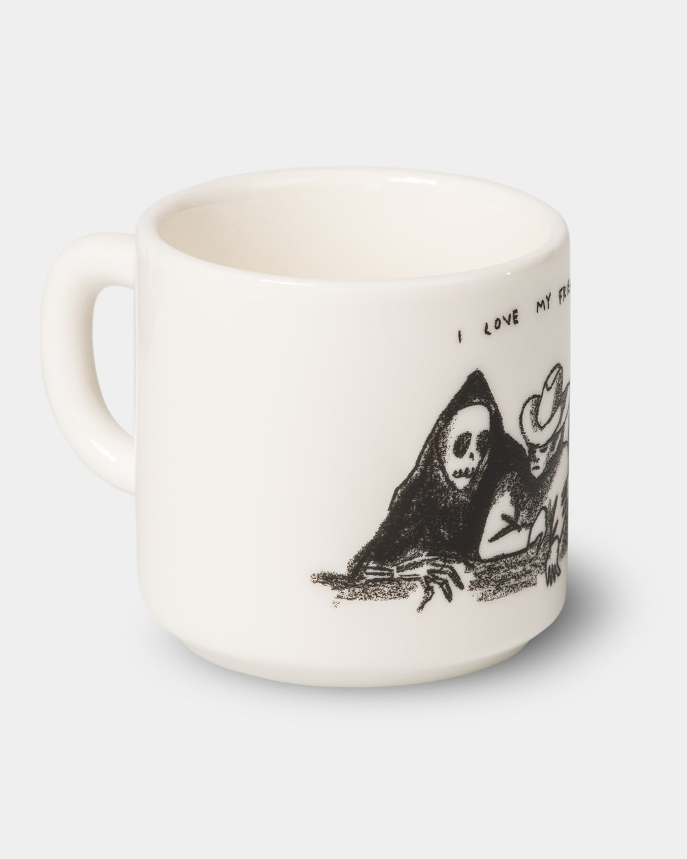 Pepe Friends Mug in White/Black