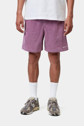 Canby Swim Trunk in Gentle Purple / White