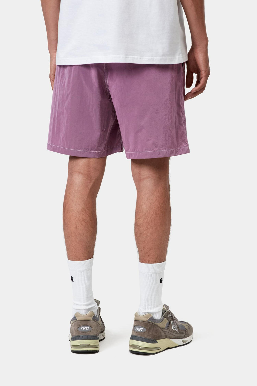 Canby Swim Trunk in Gentle Purple / White