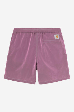 Canby Swim Trunk in Gentle Purple / White