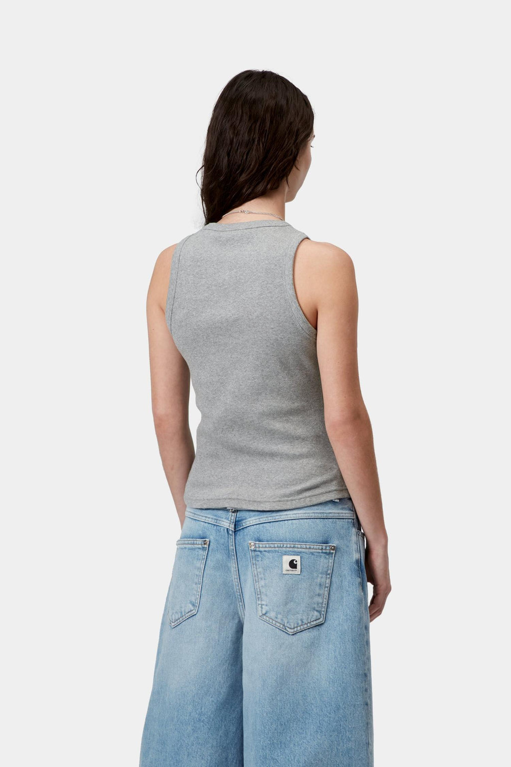 Women's Phillips A-Shirt in Heather Grey