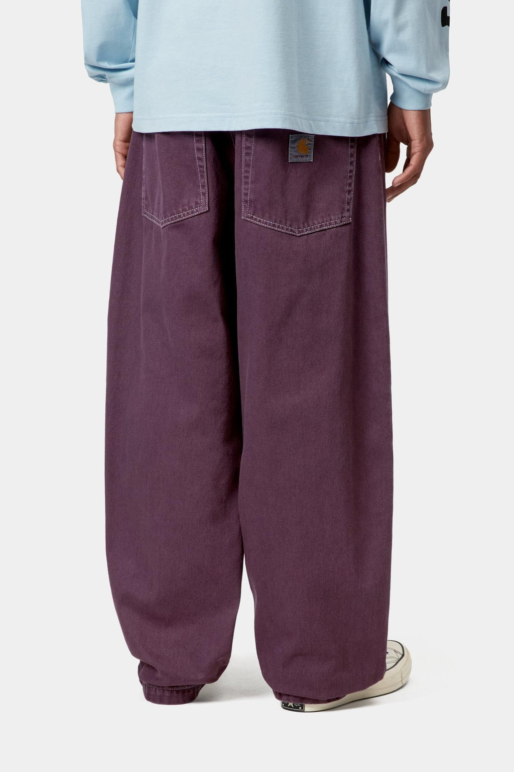 Brandon Pant Twill Stone Dyed in Cozy Purple