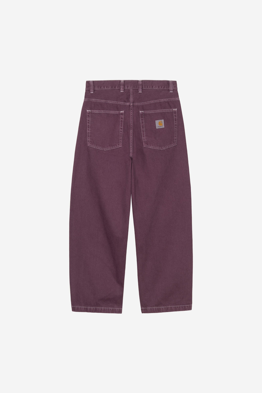 Brandon Pant Twill Stone Dyed in Cozy Purple