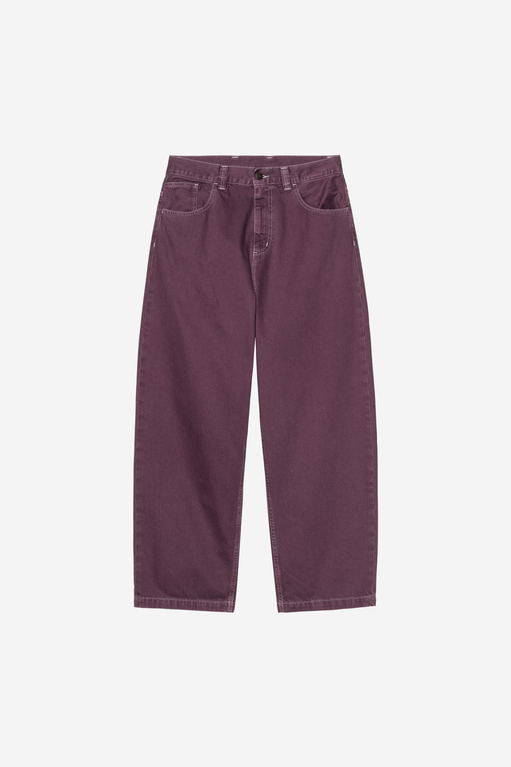Brandon Pant Twill Stone Dyed in Cozy Purple