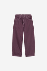 Brandon Pant Twill Stone Dyed in Cozy Purple