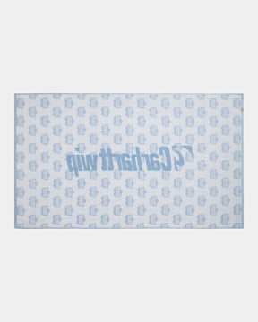Heart Train Sport Towel Big in Bluebird