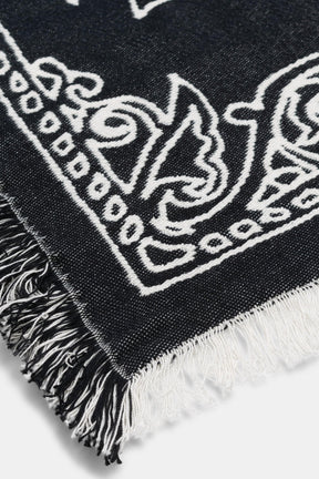 Hackwork Blanket in Black