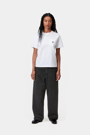Women's Brandon Pant in Black Stone Washed