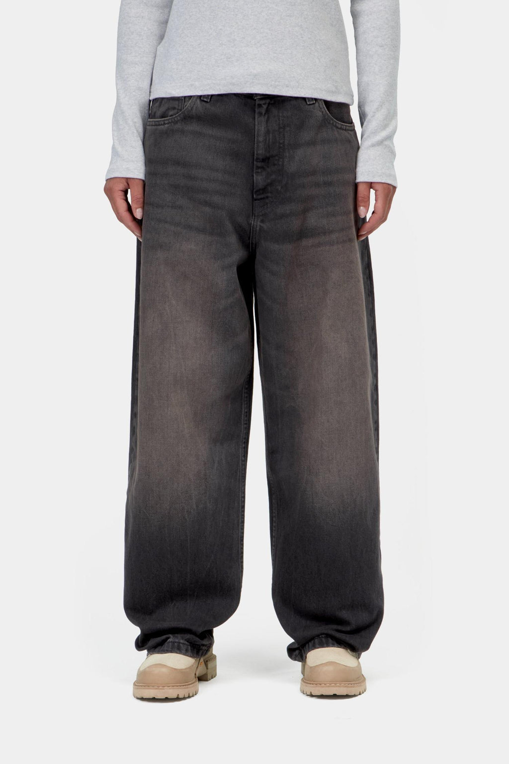 Women's Brandon Pant in Black Tobacco Used Wash