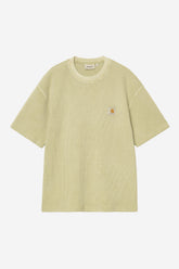 S/S Nelson Waffle Tee in Gentle Green