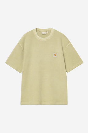 S/S Nelson Waffle Tee in Gentle Green