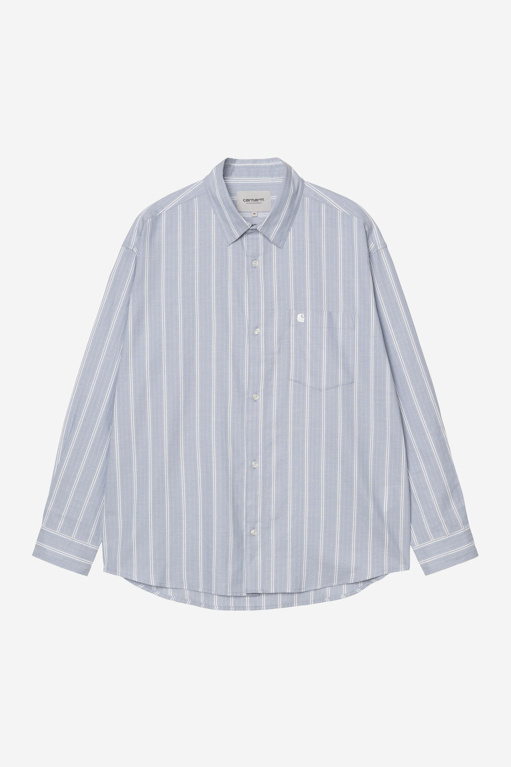 L/S Beale Stripe Shirt in Gentle Blue