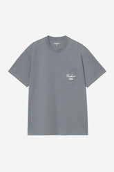 Longhand Pocket Tee in Cozy Blue