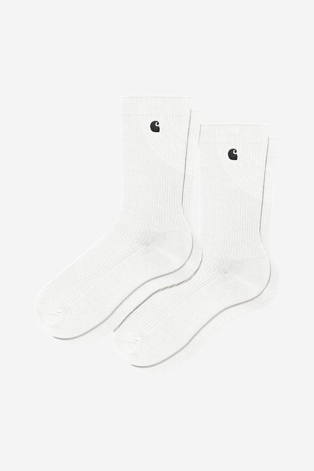 Madison Pack Socks 2 Pack in White