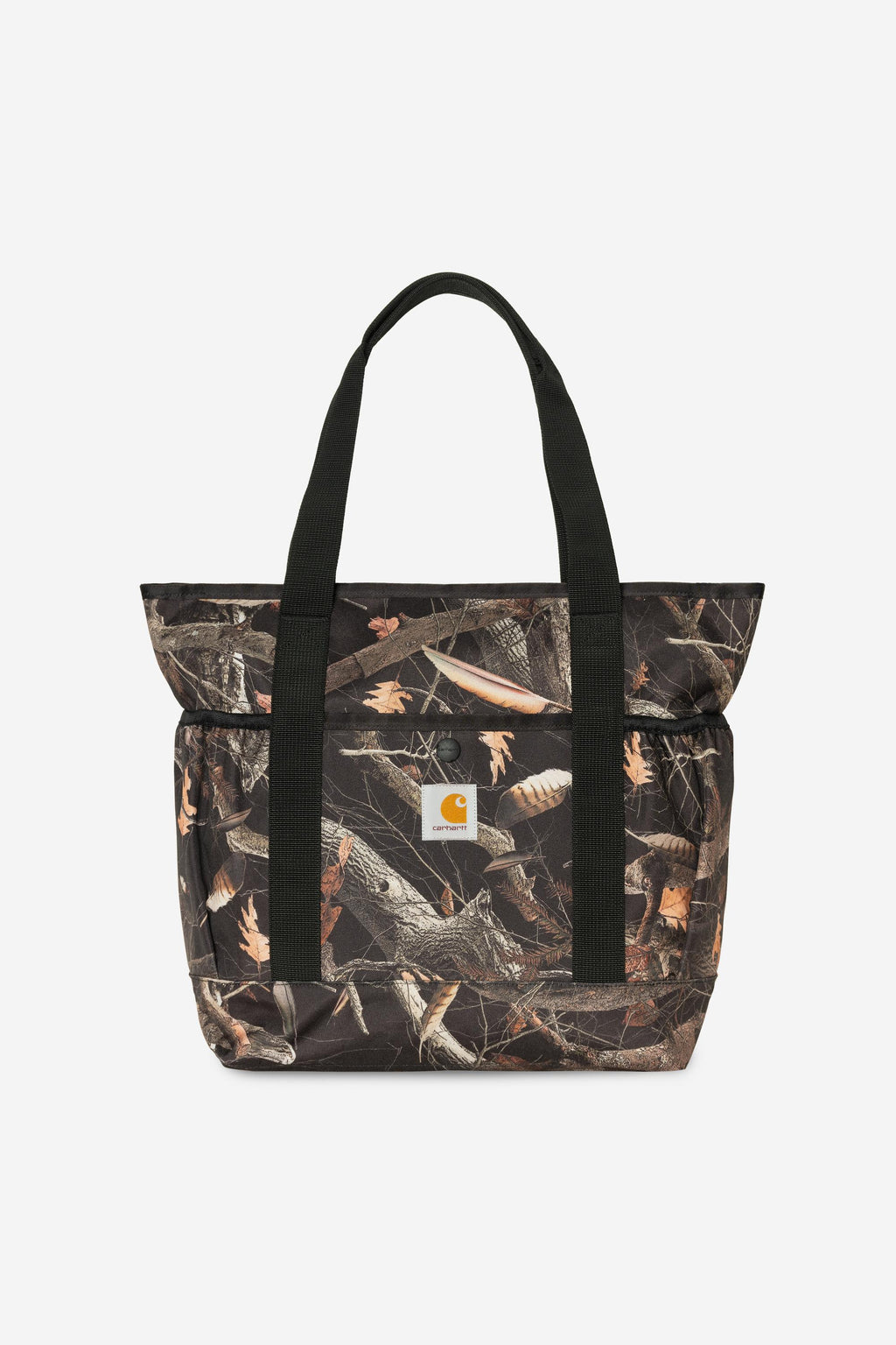 Clapton Tote Bag in Black Camo Feather Tree