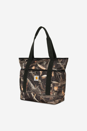 Clapton Tote Bag in Black Camo Feather Tree
