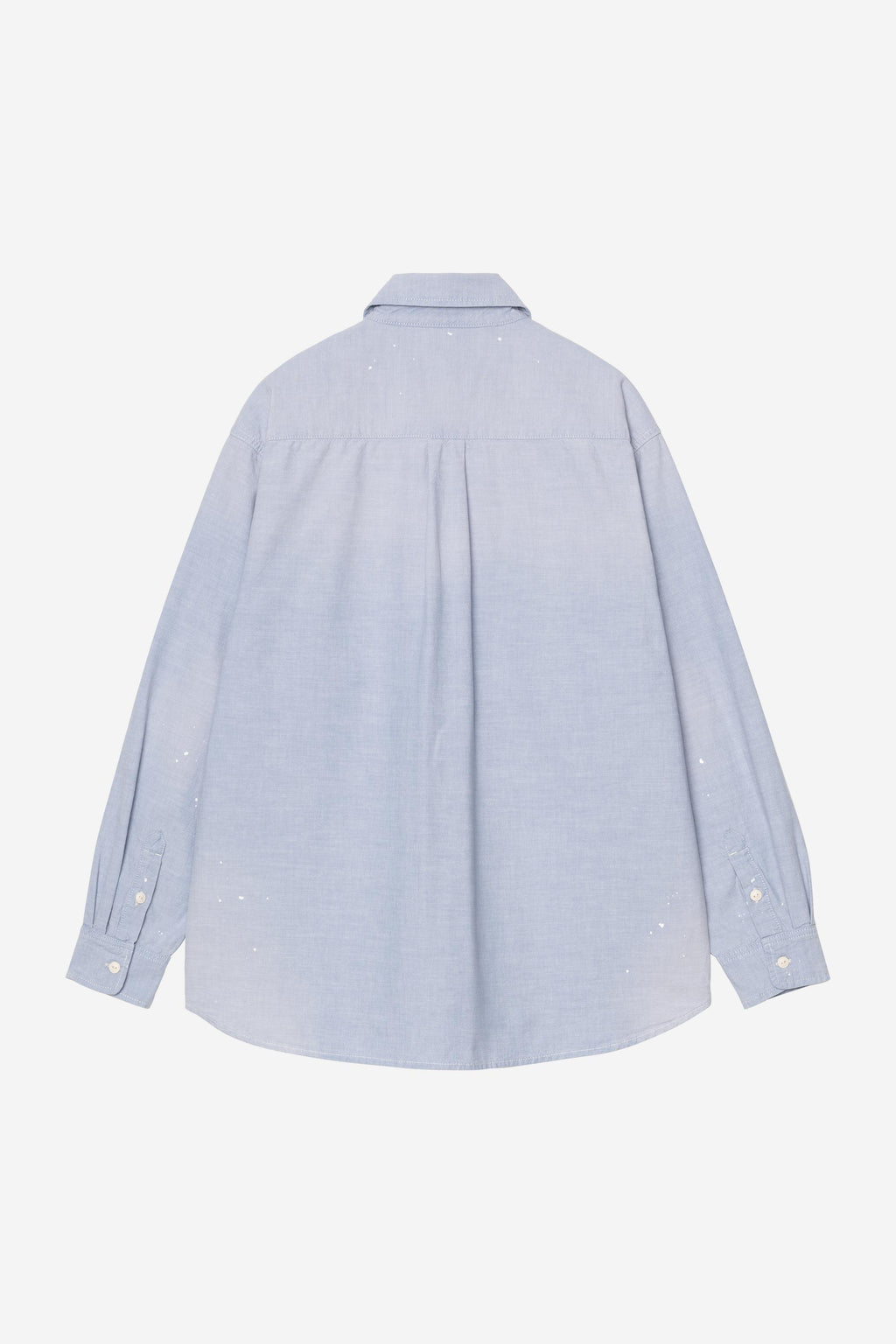 Painter Shirt in Blue Worn Splatter