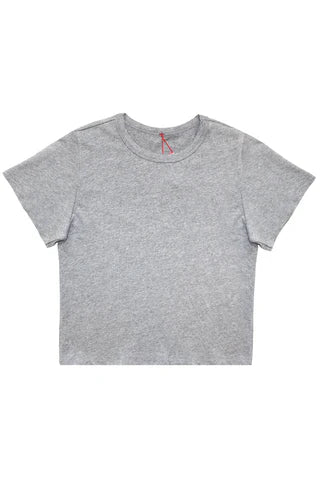 The Boy Tee in Melange Grey