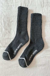 Ballet Socks in Charcoal
