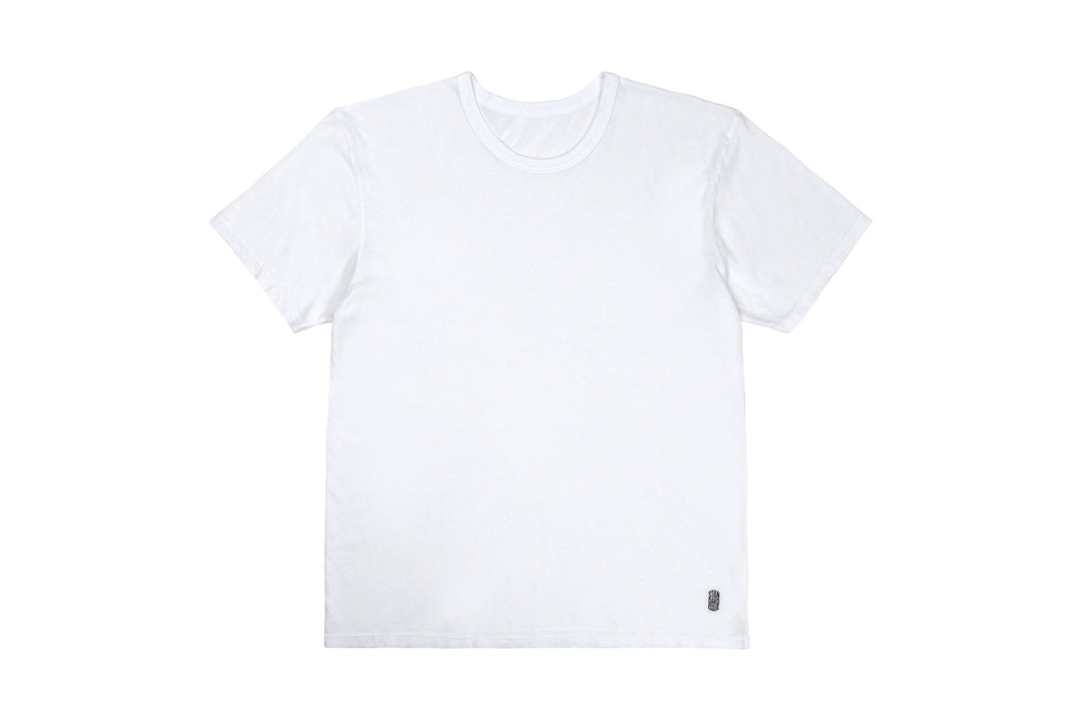 Fitted Tee in White