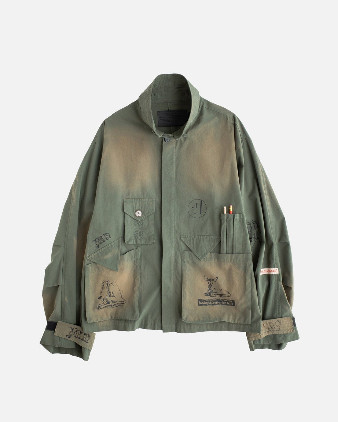 Sketches Field Jacket in Green