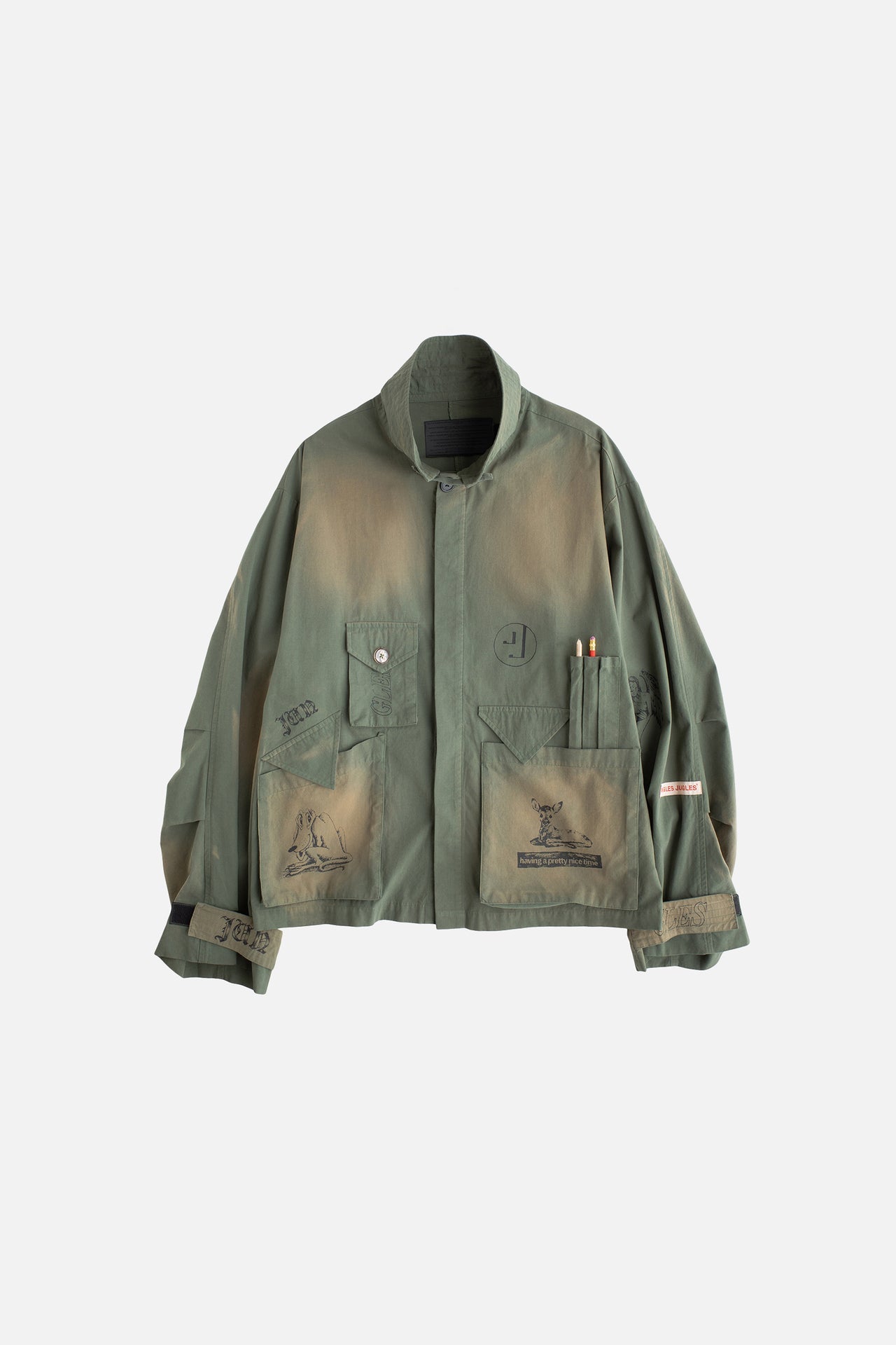 Sketches Field Jacket in Green