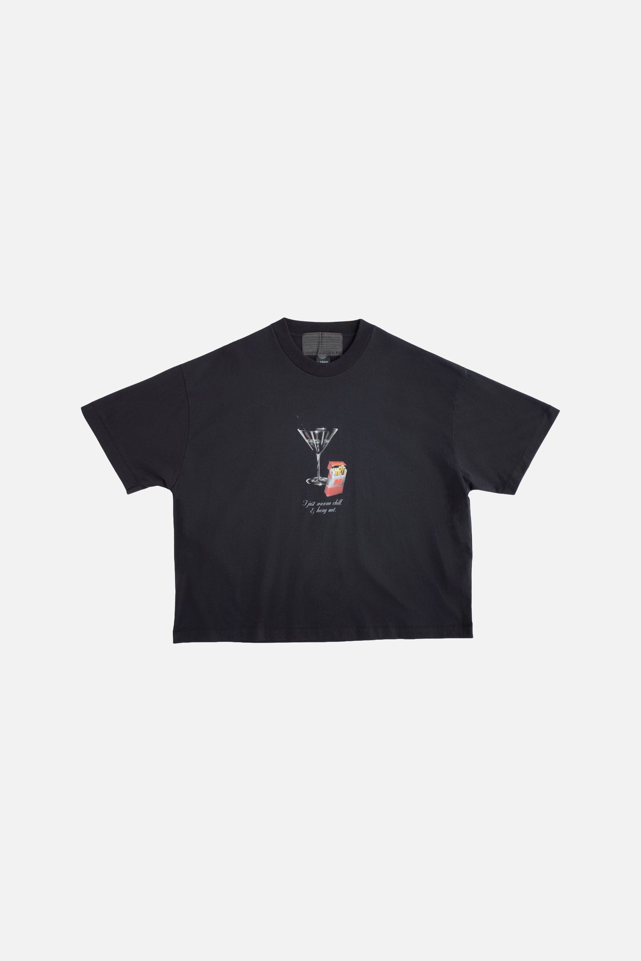 Double Happiness S/S Tee in Black