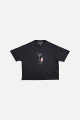 Double Happiness S/S Tee in Black