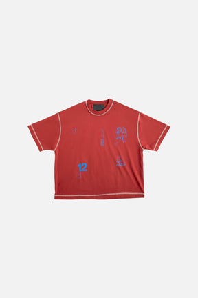 Sketches S/S Tee in Red