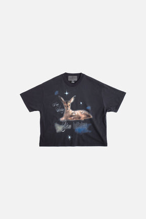 I'm Sorry S/S Tee in Black