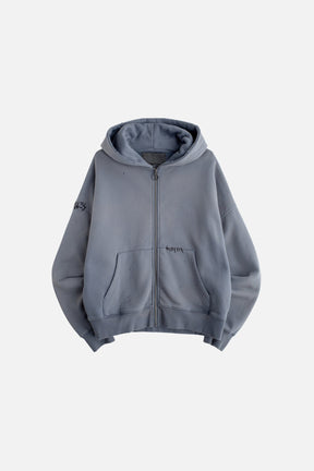 Repaired Hoodie in Grey