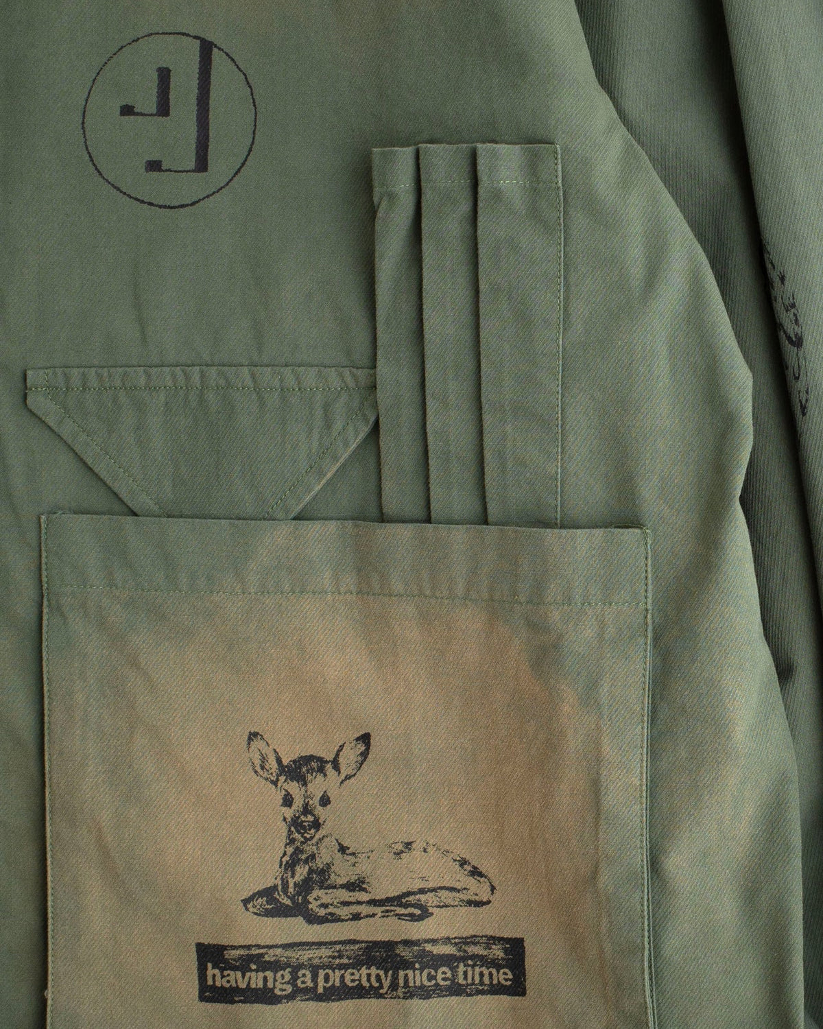 Sketches Field Jacket in Green