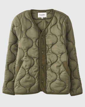 Corridor Quilted Liner Jacket in Army
