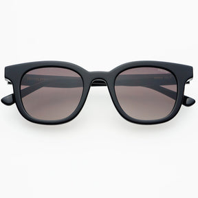 Jasper Unisex Acetate Rectangular Sunglasses in Black