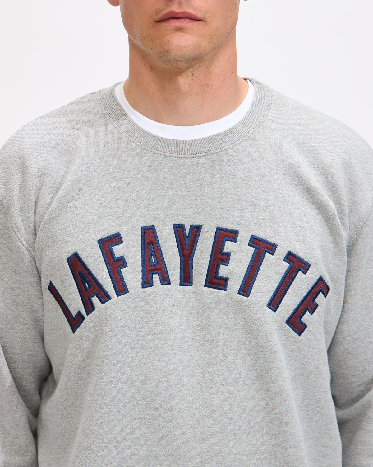 Lafayette Crewneck in Heather Grey