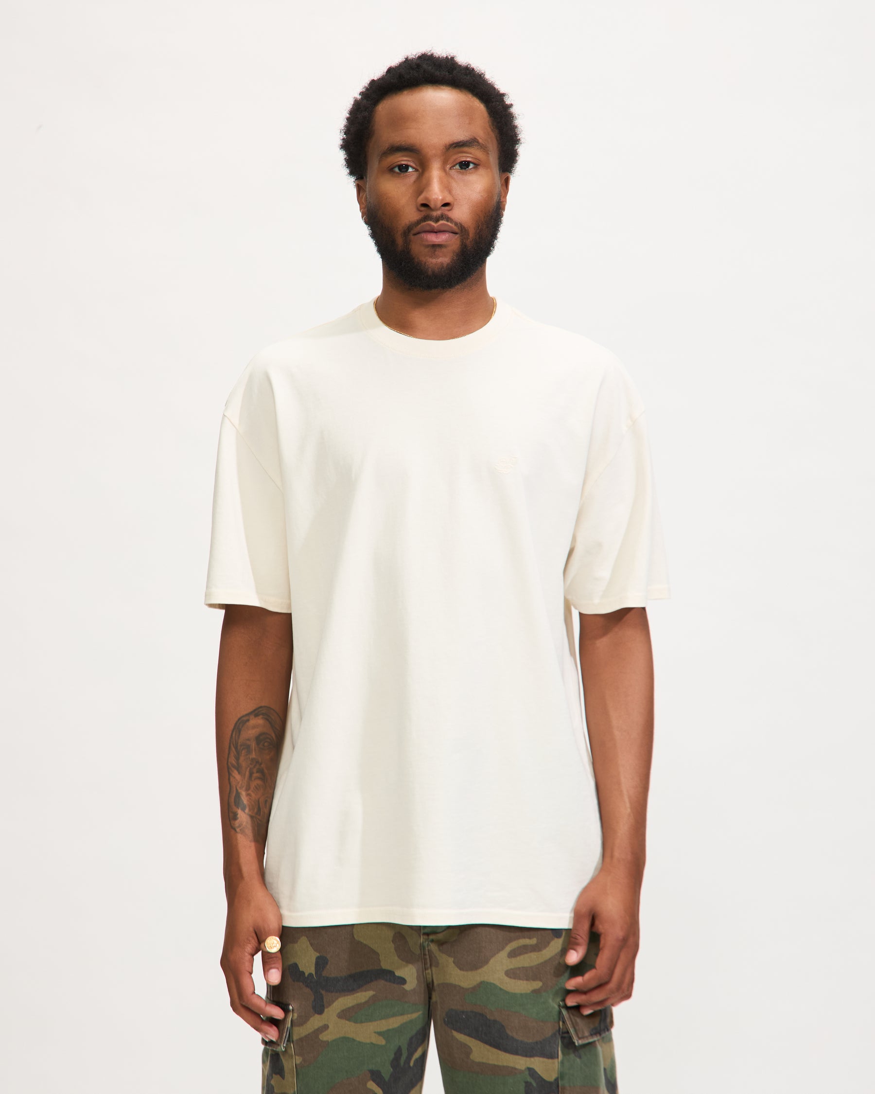 SNYC Relaxed Fit SS Tee in Ivory