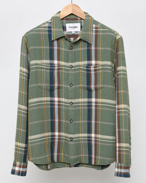 Acid Plaid Cabin LS in Army