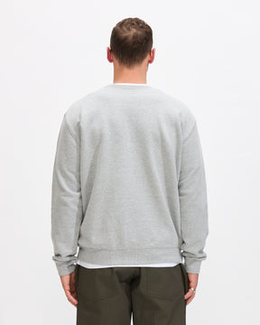 Lafayette Crewneck in Heather Grey Homme Essentials 