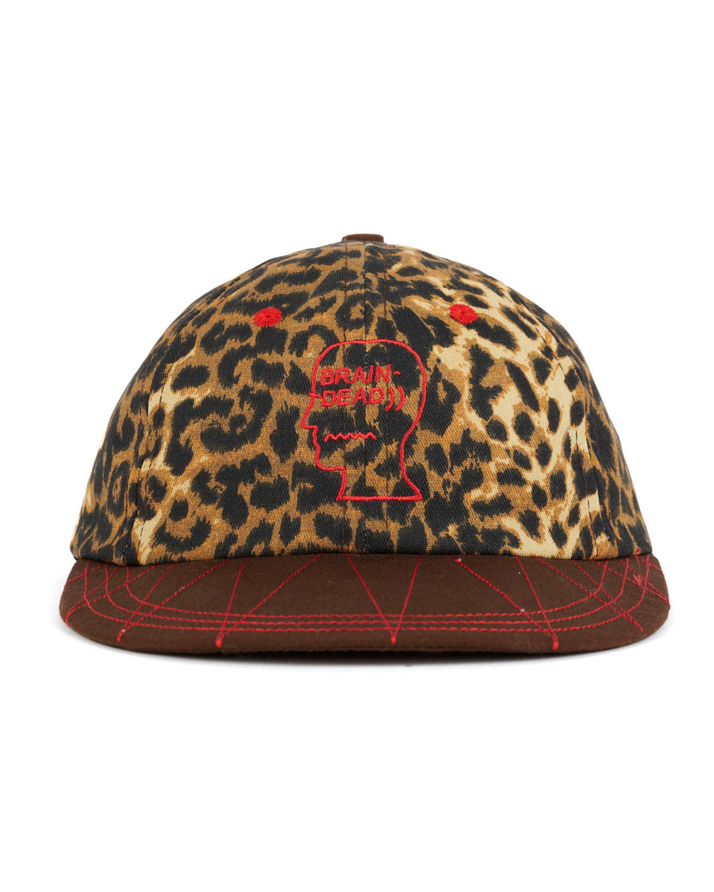 Logohead Long Brim Hat in Leopard