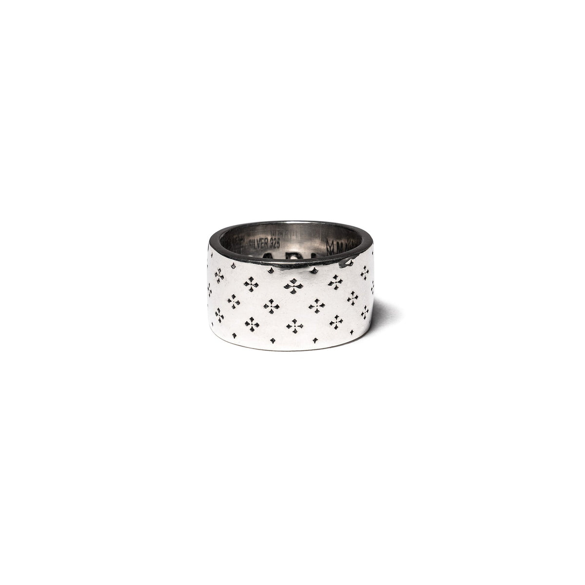 Iron Cross Ring in Silver