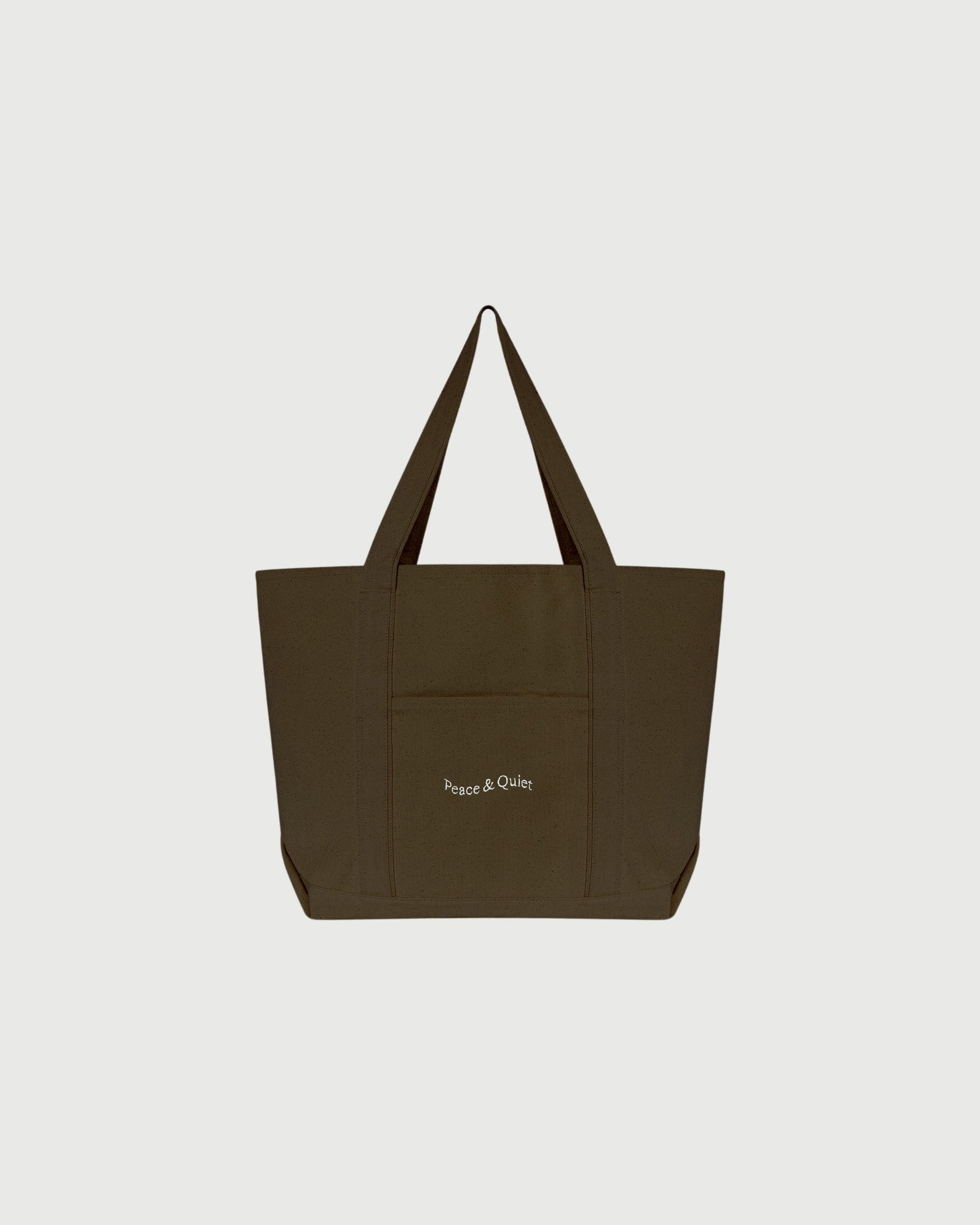 Wordmark Boat Tote in Green