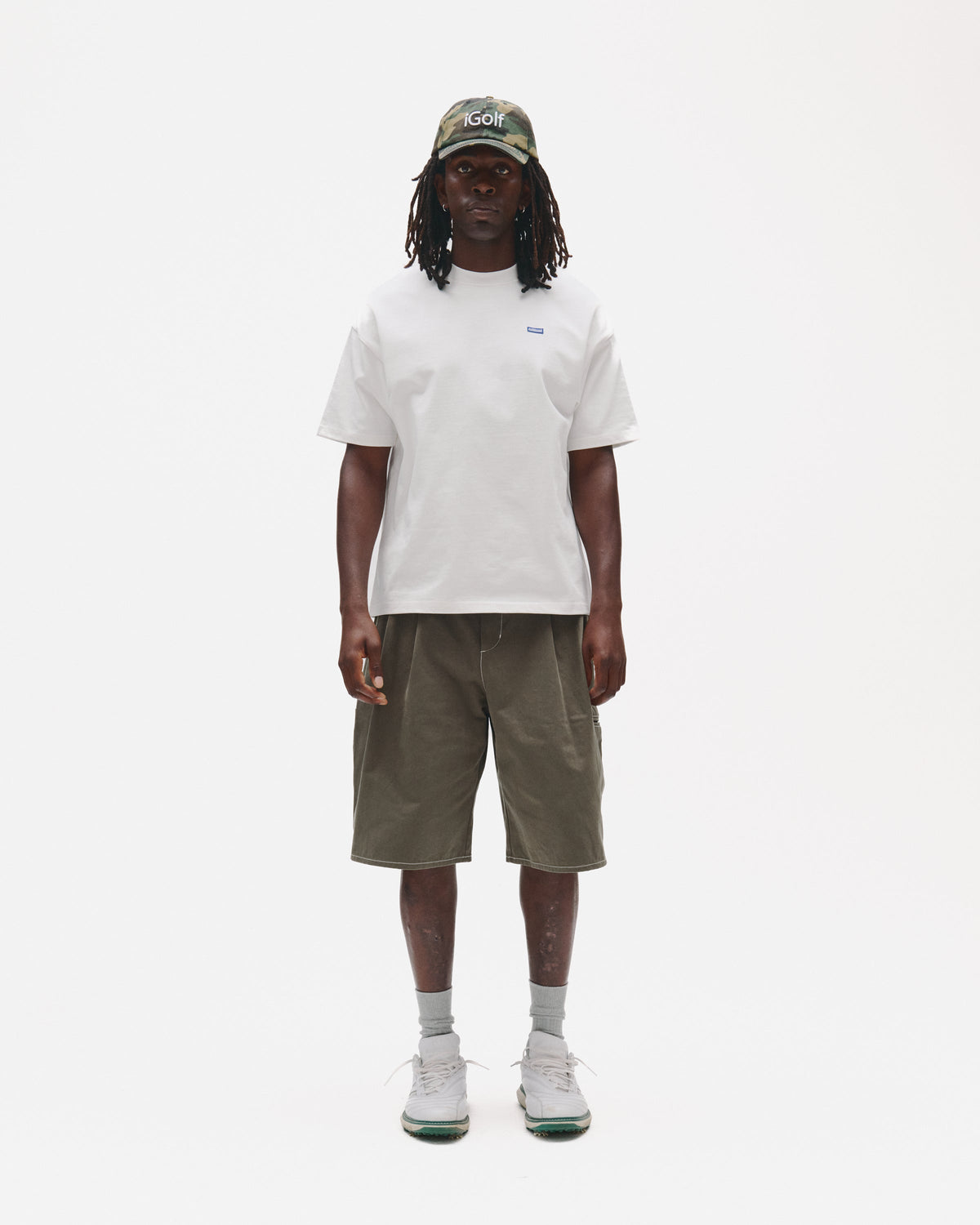 Heavyweight Mini Metal Logo T-Shirt in White