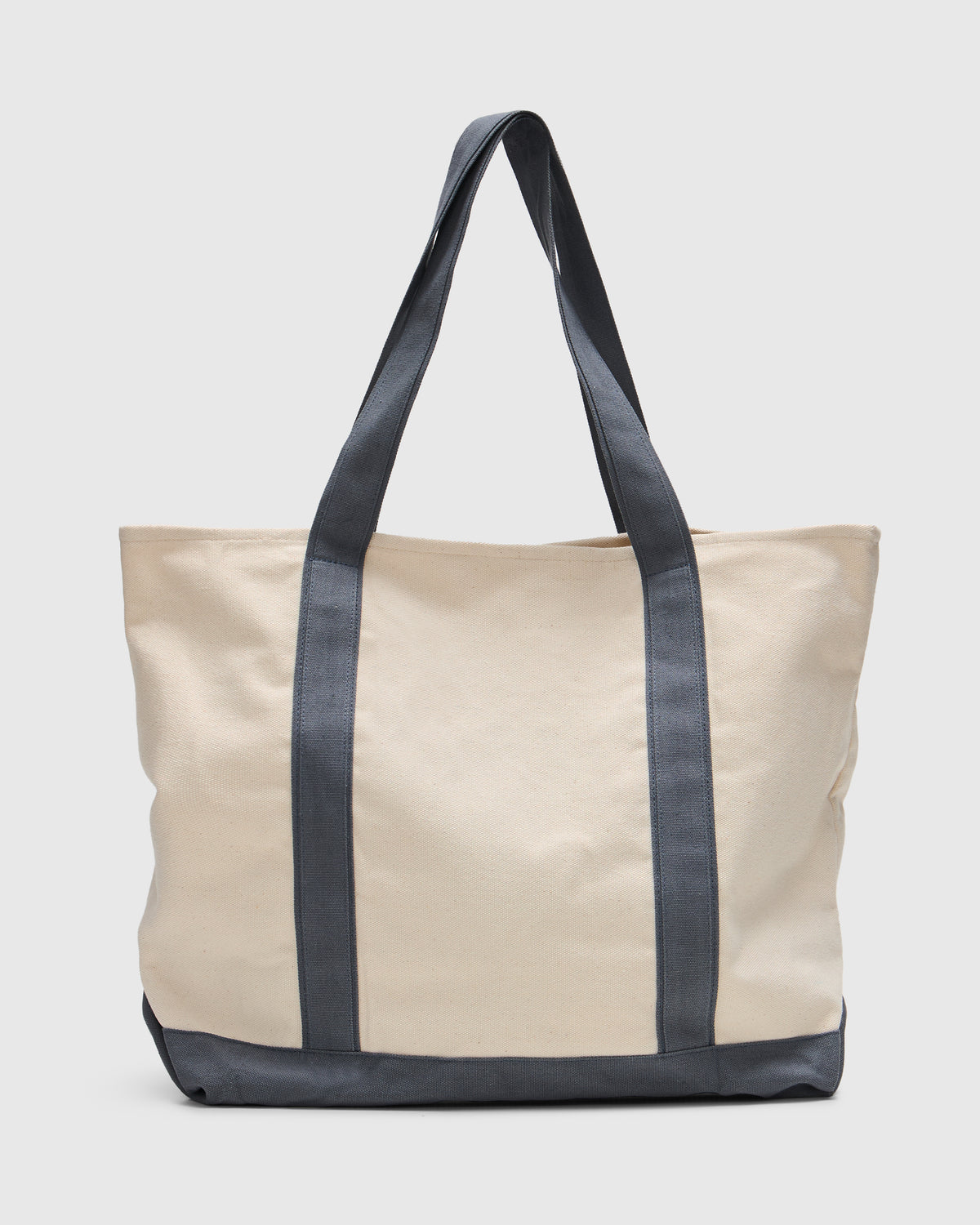 Classic Wordmark Boat Tote in Coastal Blue/ Natural