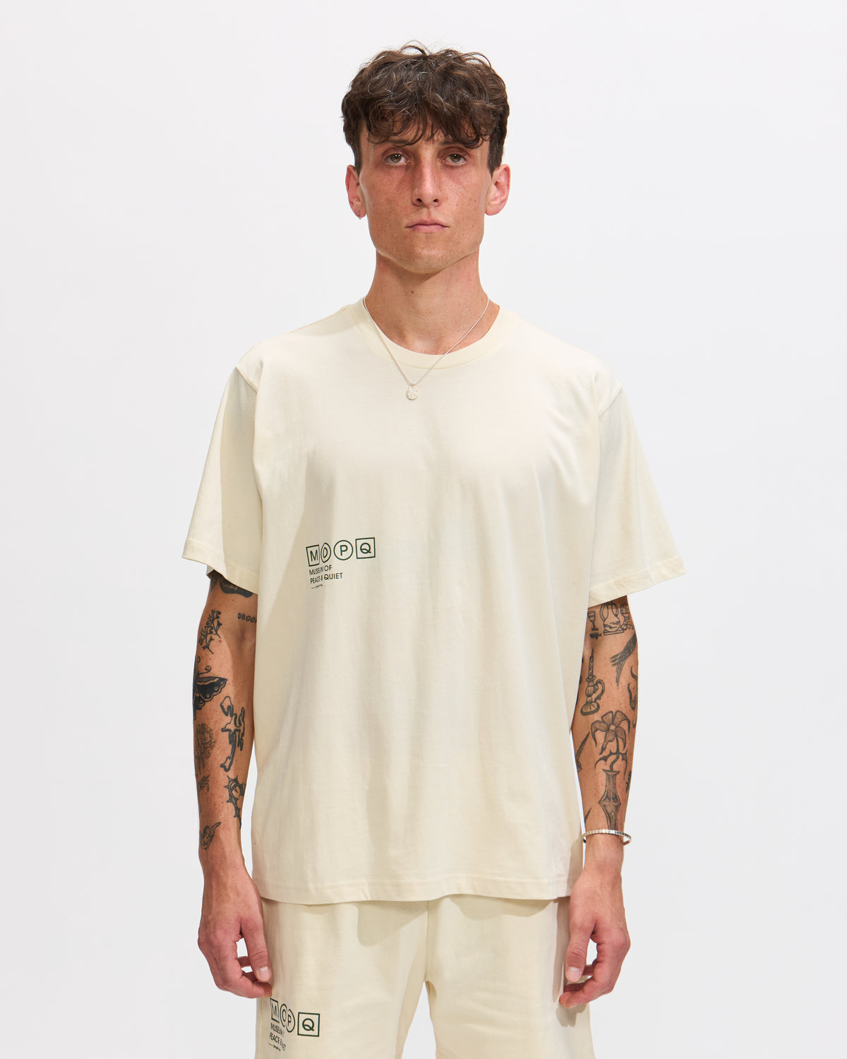 Simple Living T-Shirt in Bone