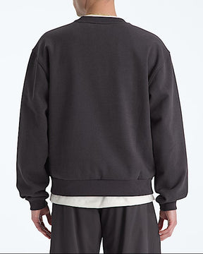 TNF Red Box Crew Neck in Obsidian