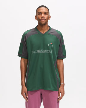 Metalwood Paneled Jersey in Spruce/Tar Homme Essentials