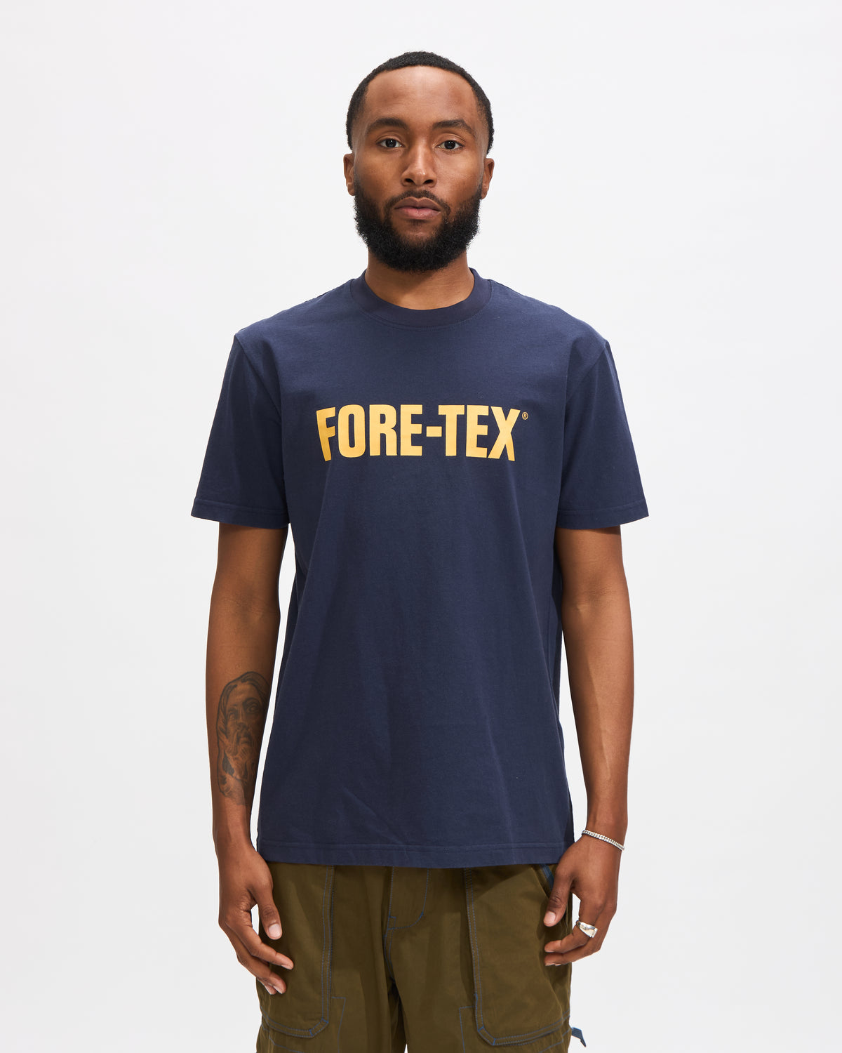 Metalwood Studio Fore-Tex T-Shirt in Navy Homme Essentials 