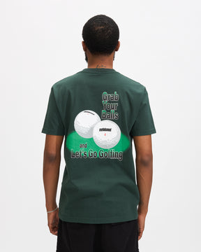 Metalwood Studio Grab Your Balls T-Shirt in Spruce Homme Essentials 