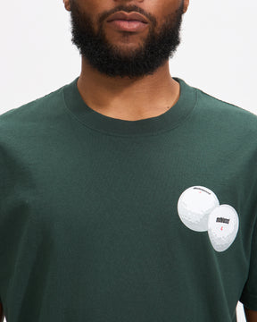 Metalwood Studio Grab Your Balls T-Shirt in Spruce Homme Essentials 